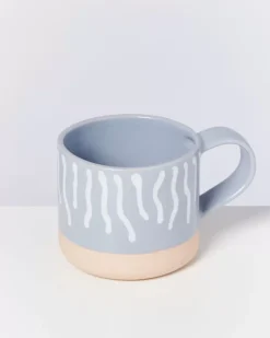 Nodoa Tasse Grau Weis Gestreift^Motel a Miio Online