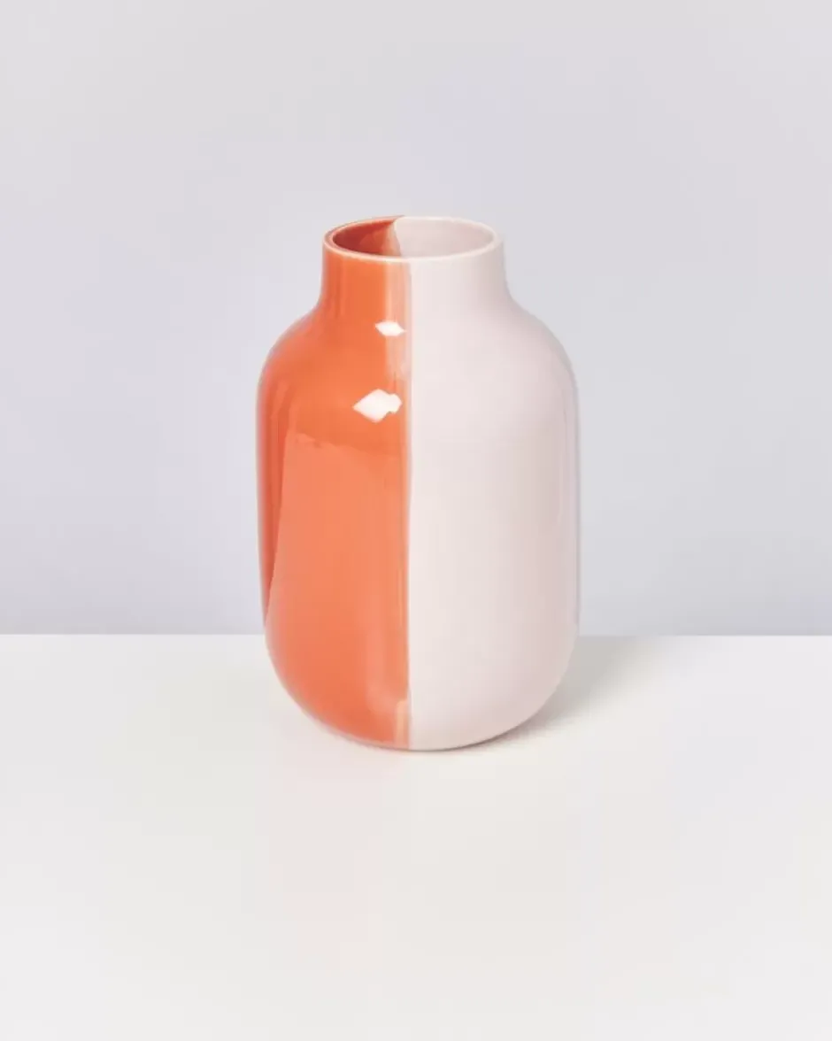 Nuno Vase L Half Coral Rose^Motel a Miio Sale