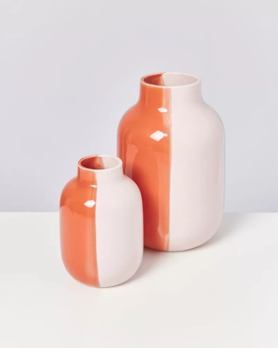 Nuno Vase L Half Coral Rose^Motel a Miio Sale