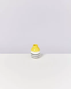 Nuno Vase S Gelb Schwarz Gestreift^Motel a Miio Clearance