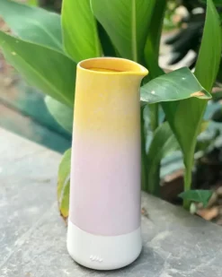 Pinguim Karaffe Gelb Rosa Gesprenkelt^Motel a Miio New