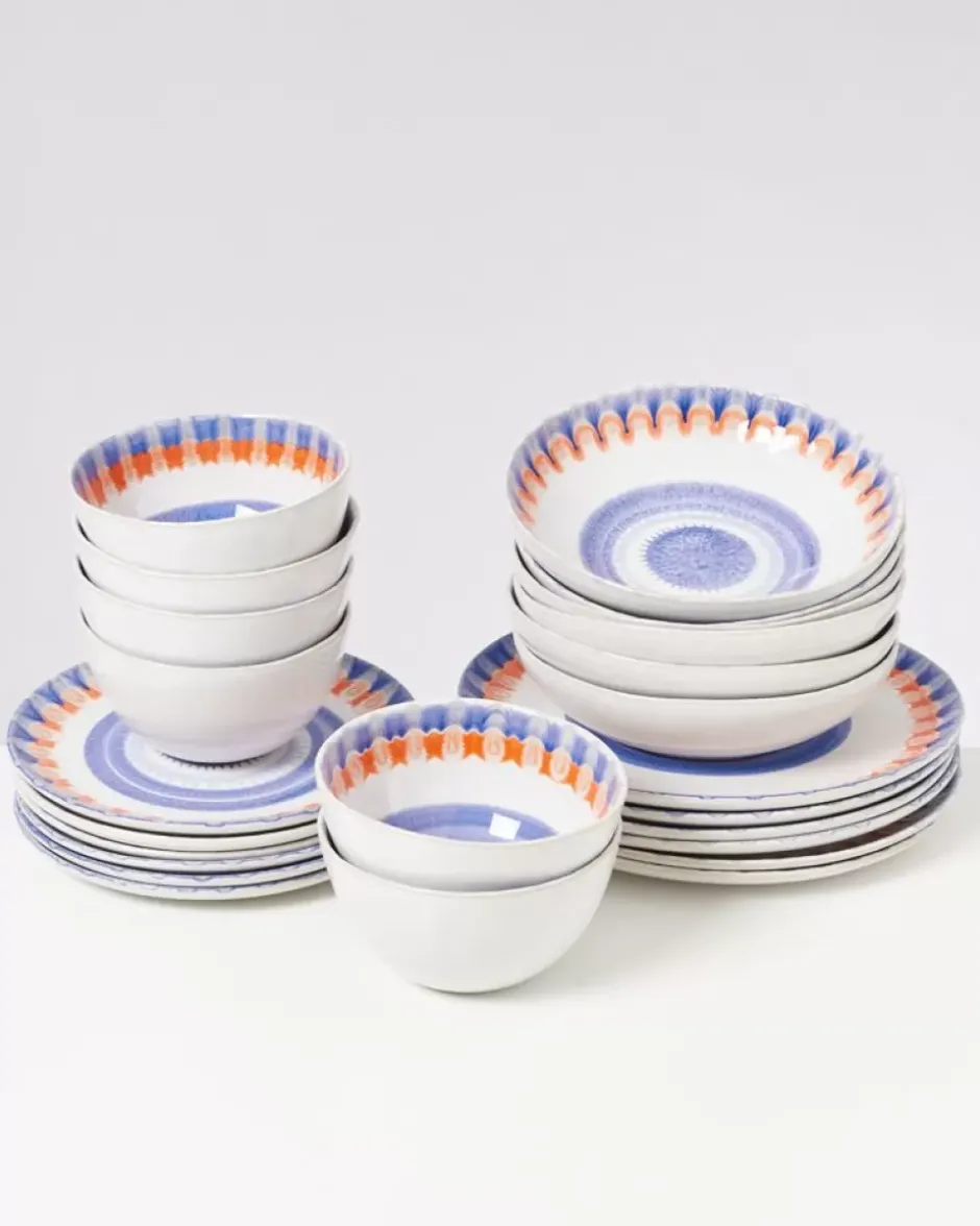 Verao Blau Orange - 24 Teiliges Set^Motel a Miio Clearance