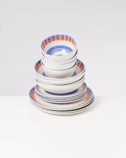 Verao Blau Orange - 16 Teiliges Set^Motel a Miio Hot