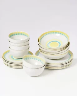 Verao Gelb Grun -24 Teiliges Set^Motel a Miio Best