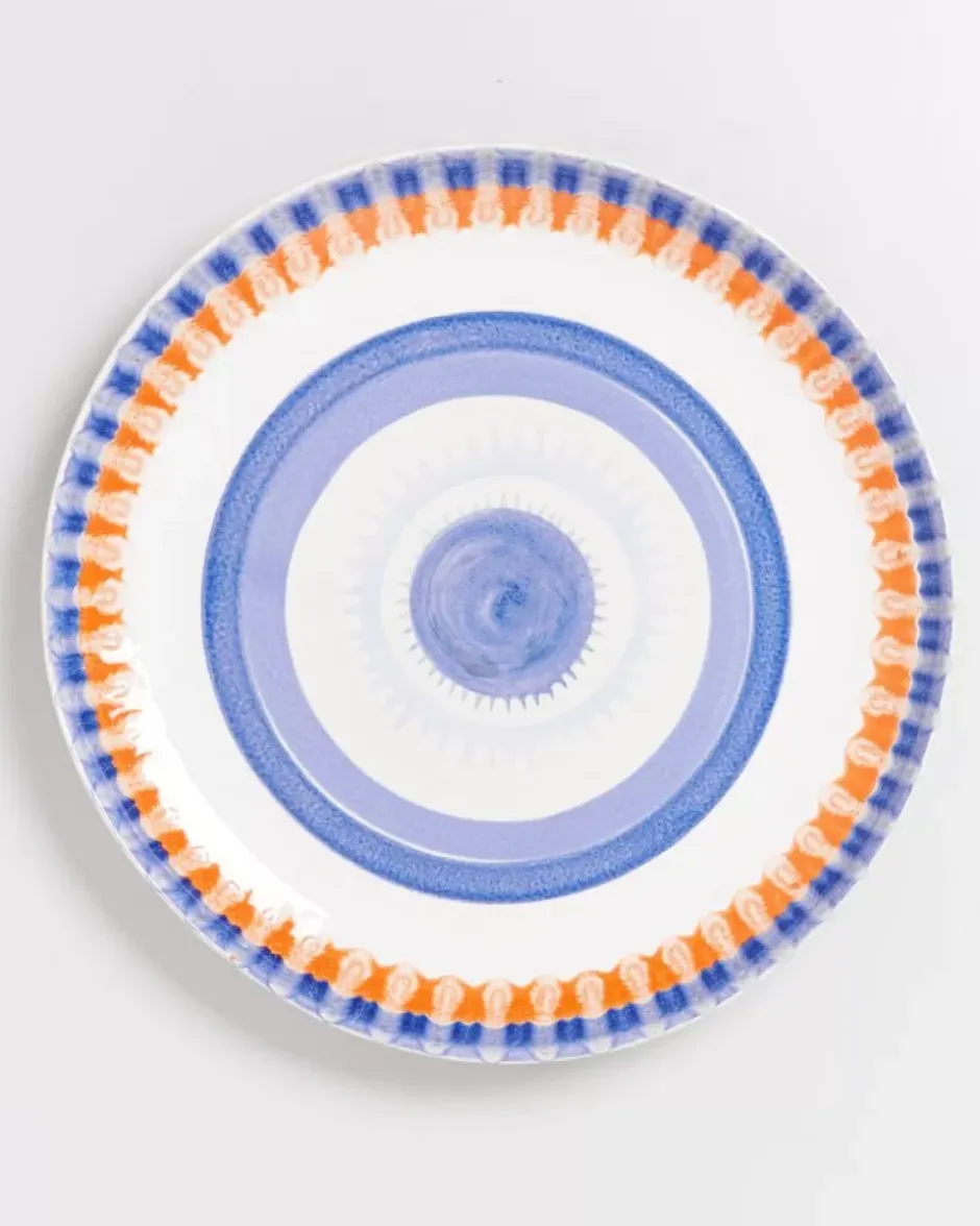 Verao Servierplatte Xl Rund Blau Orange^Motel a Miio Sale