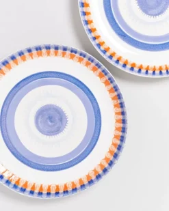 Verao Servierplatte Xl Rund Blau Orange^Motel a Miio Sale