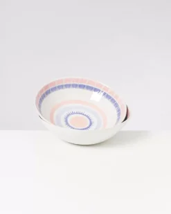 Verao Servierschale Gros Flach Rosa Blau^Motel a Miio New