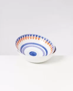 Verao Servierschale Gros Flach Blau Orange^Motel a Miio Online