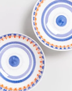 Verao Servierschale Gros Flach Blau Orange^Motel a Miio Online